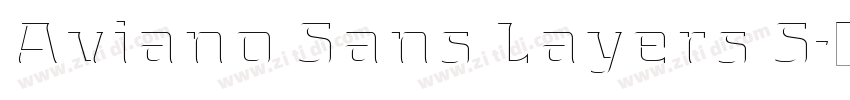 Aviano Sans Layers S字体转换